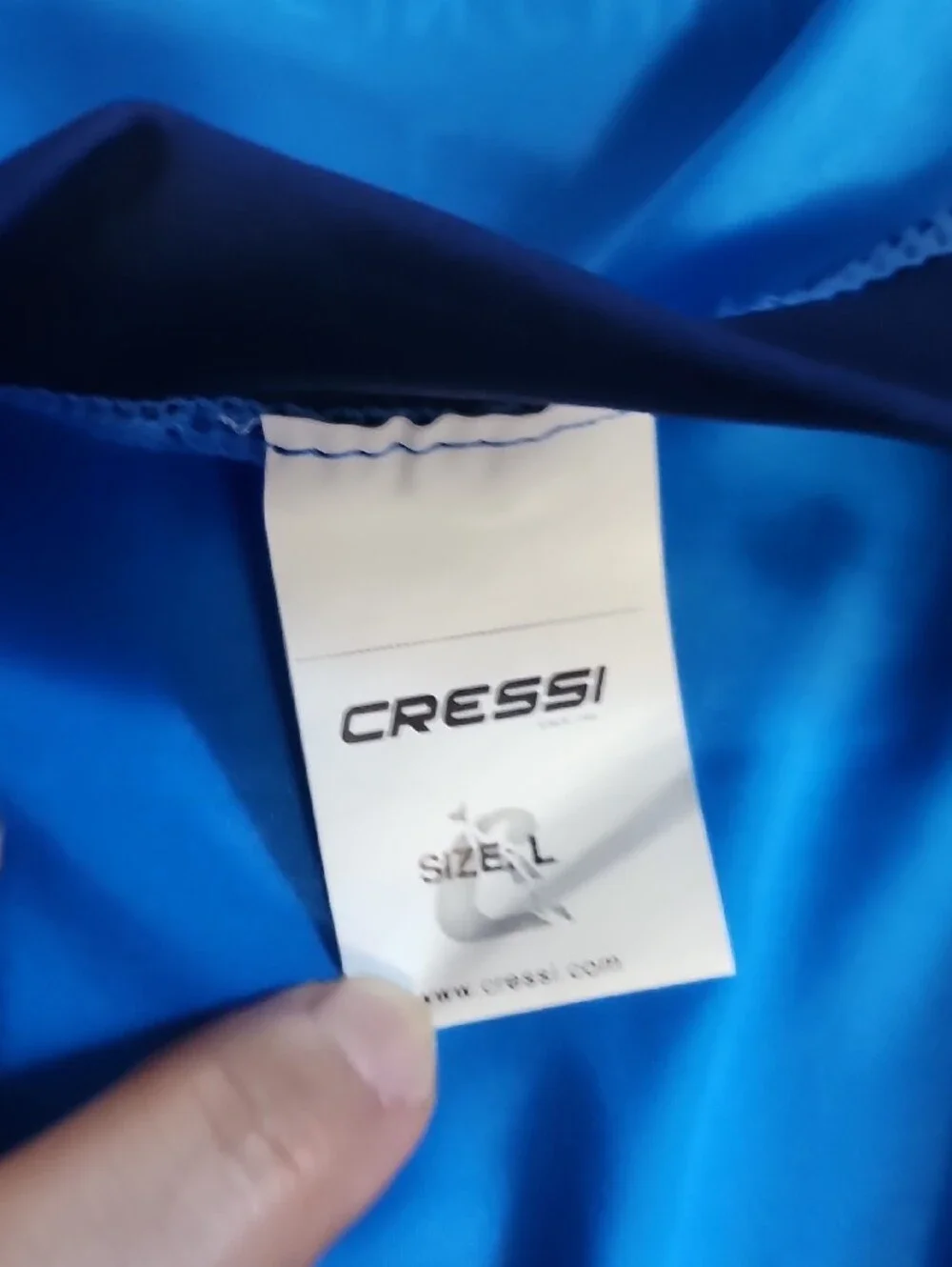 Cressi Blue & Navy Rash Guard - Picture 6 of 7